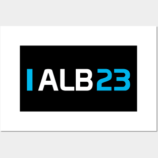 ALB 23 Design- White Text. Posters and Art